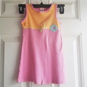 Gymboree PALM SPRING Sleeveless Dress, Pink & Orange, Size 4T